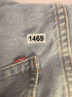 Levi's 550 Relaxed Fit Mens Blue Jeans Size 42x34 Light Wash 100% Cotton