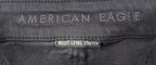 American Eagle Next Level Stretch Super Hi Rise Jegging Womens 12 Black Distress
