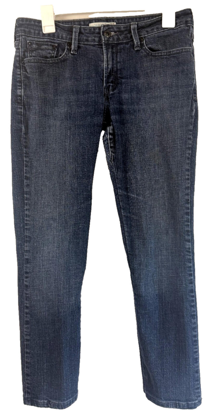 Levis 545 Women’s Size 8 Low Boot Cut Blue Jeans Low-Rise 5-Pockets