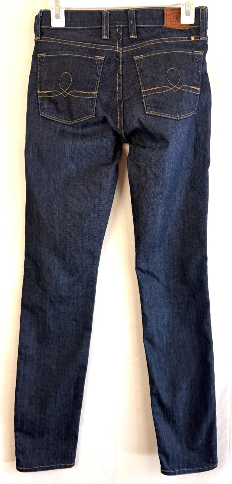 Lucky Brand Jeans Womens 2/26 Dark Blue Sofia Skinny Low Rise Stretch Denim