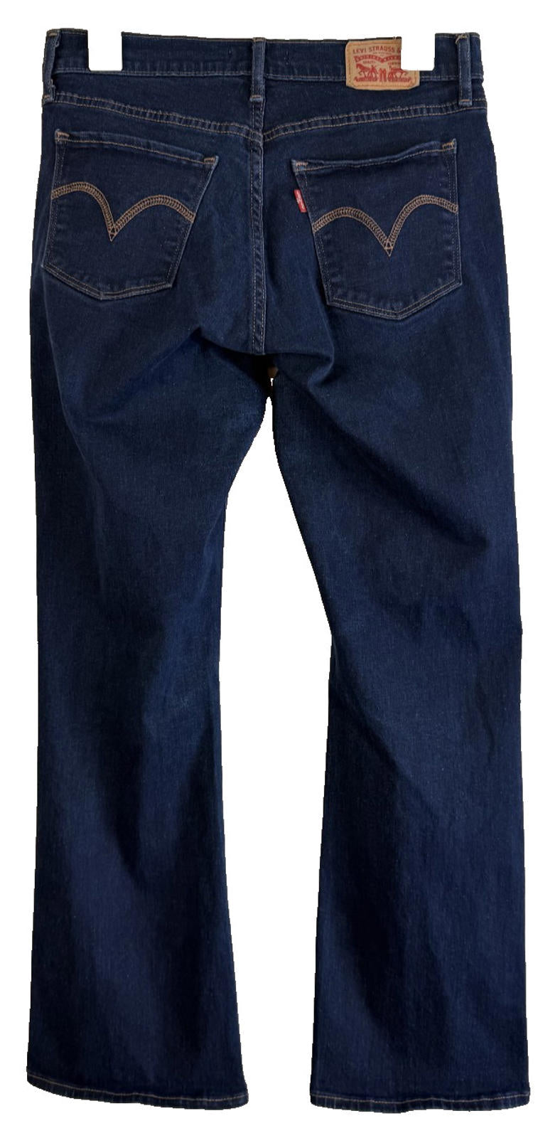 Levi's Curvy Bootcut Jeans Womens Size 29 29x30 Dark Wash Stretch