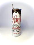 20 oz Hot Chocolate Stainless Steel Tumbler with Lid, Straw