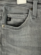 AG Adriano Goldschmied Women's Light Gray Prima Cigarette Leg Jeans Size 28