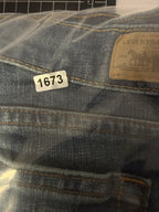 Levis 505 Womens Jeans Straight Leg Size 14 S Short Blue