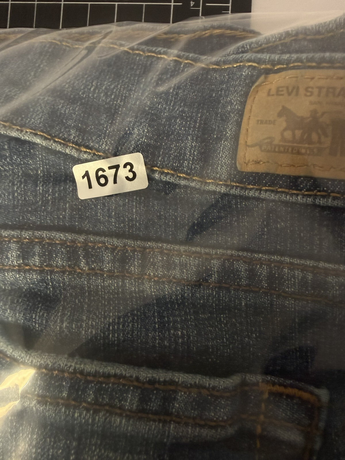 Levis 505 Womens Jeans Straight Leg Size 14 S Short Blue