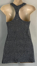 Lululemon Cool Racerback Tank Top Womens Sz 4 Black White Activewear Workout