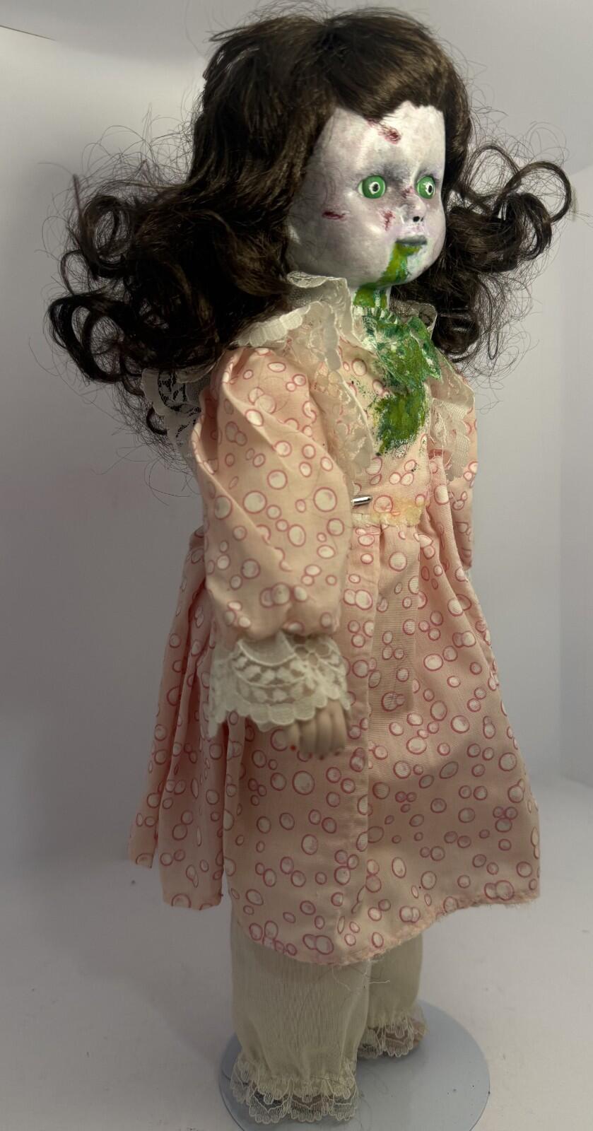 Amanda - OOAK Scary Creepy Doll 14" Hand Painted Horror Haunting Art