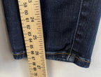 7 For All Mankind Womens 29 The Mid Rise Ankle Skinny Dark Blue Denim Jeans