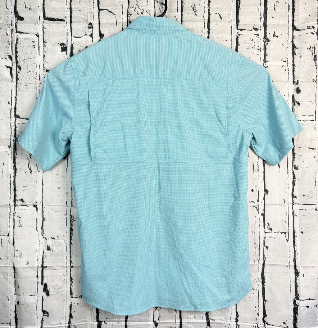 Orvis Open Air Caster Ventilated Short Sleeve Fishing Shirt Mens Sz Medium Blue