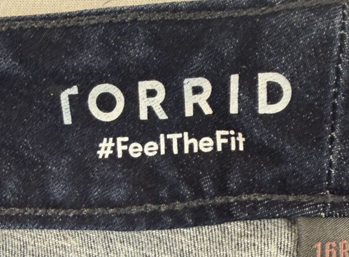 Torrid Trio Fit Slim Boot Limitless Stretch Womens Jeans Size 16-20 Regular