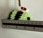 Handmade Crocheted High Quality Zombie Bee Car Hanger - 2.5 Inches