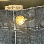 Juicy Couture Crop Capri Womens Jeans Size 6 Skinny Medium Blue Elastic Waist