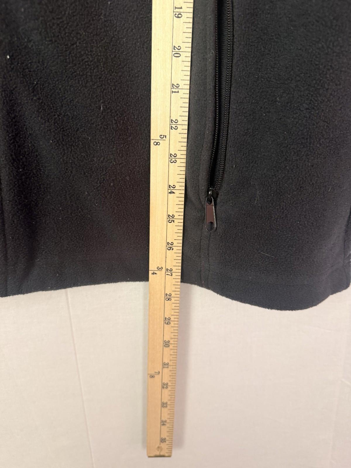 Columbia Jacket Womens Sz 2X Black Fleece Full Zip Up Sweater Sweatshirt