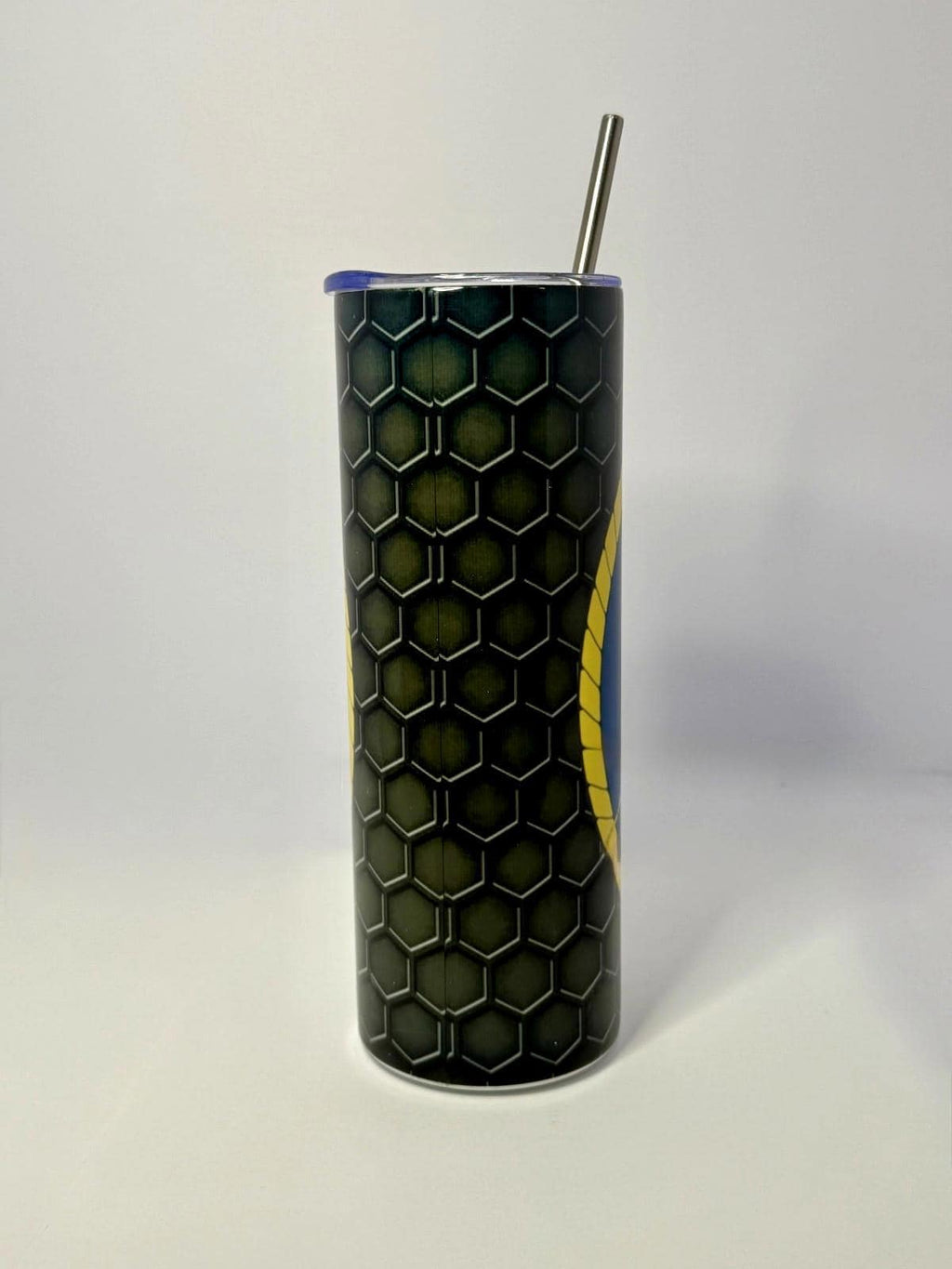 20 oz Navy Seabee Stainless Steel Tumbler with Lid, Straw