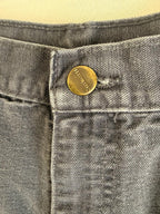 Carhartt Carpenter/Painter Pants B11 PTB Gray Mens Sz 35x30 Dungaree Fit