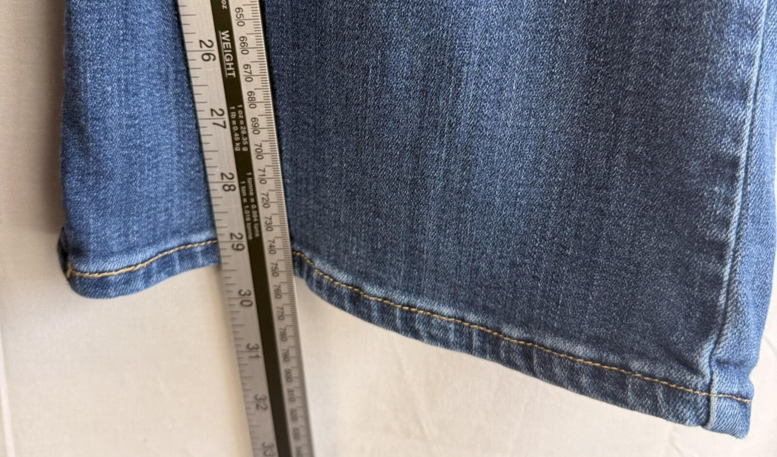 Levis 726 Jeans Womens Sz 18W Flare High Rise Denim Stretch Comfort Medium Wash