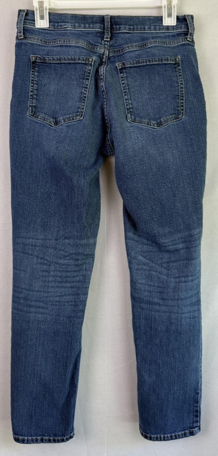 Banana Republic Girlfriend Jeans Womens 28/6 Dark Wash Straight Leg Denim