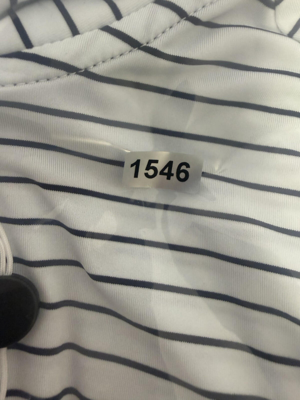 FootJoy Womens LS Pin Stripe Sun Protection Shirt Sz Large - Lighthouse - Golf