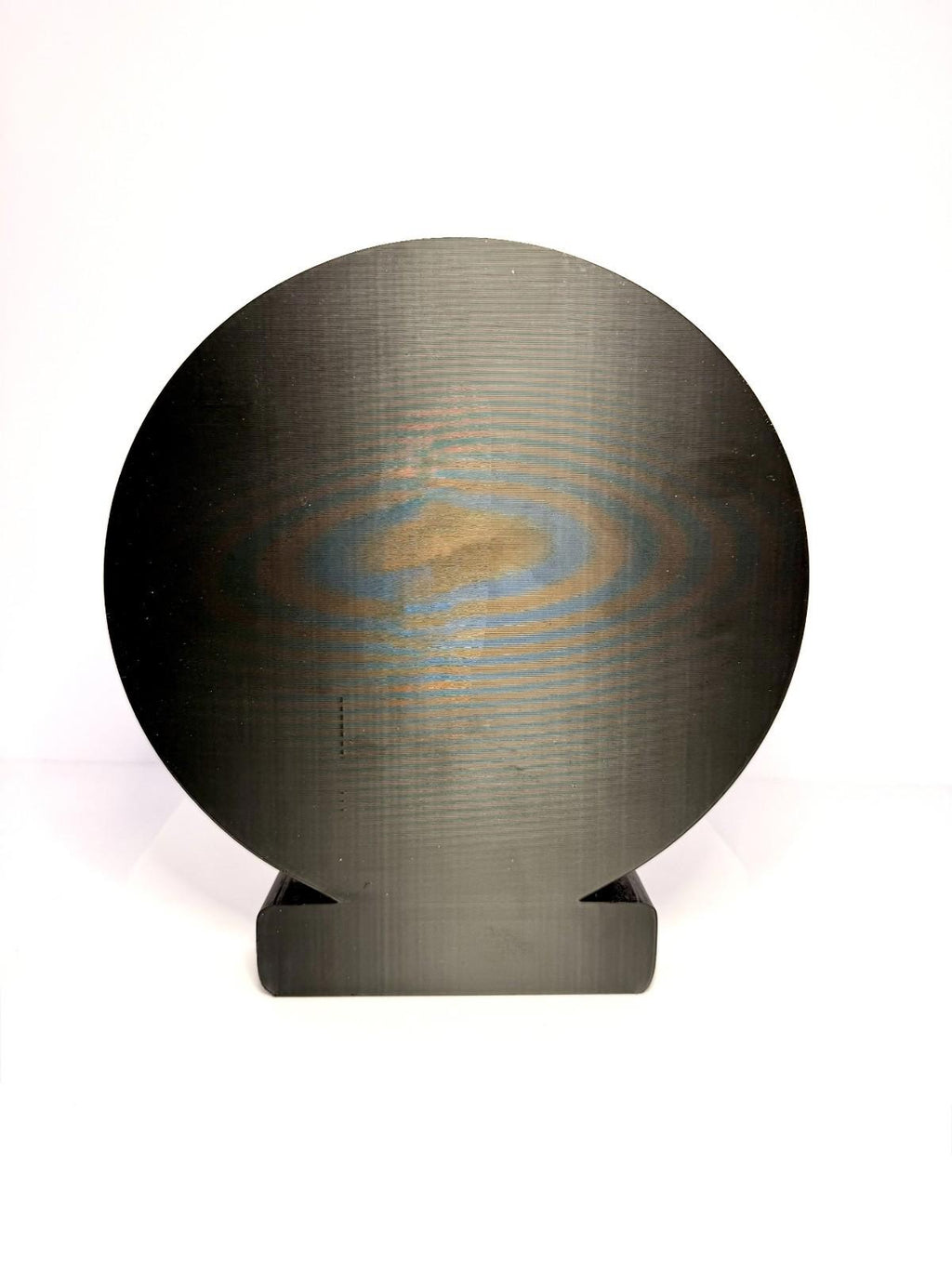 3D Printed Bear Runes Large Plaque - Black