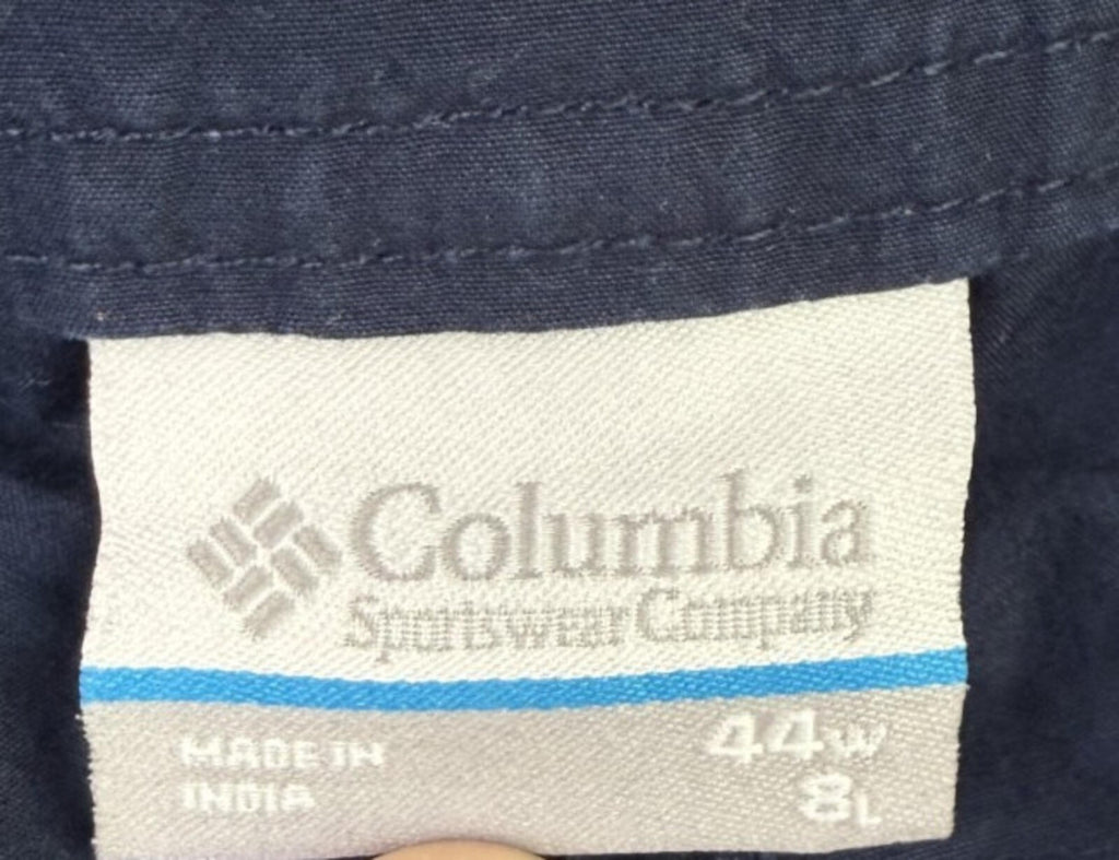 Columbia Shorts Mens 44 Dark Blue 8 Inseam Hiking Outdoor Casual Chino