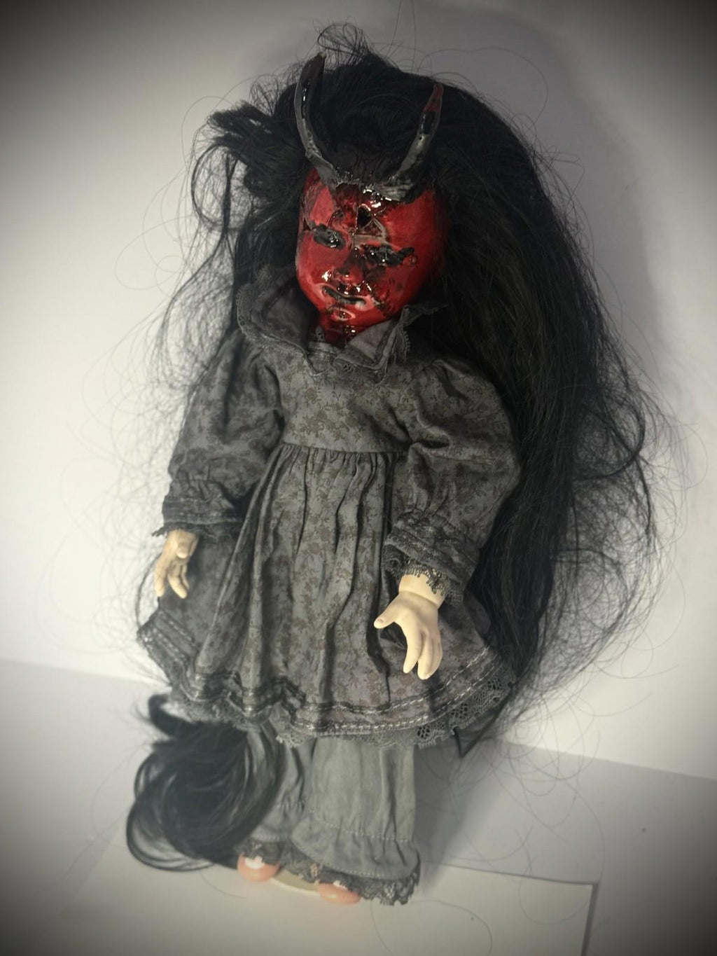 The Innocent Bride - OOAK Scary Creepy Doll 12" Hand Painted Horror Haunting Art