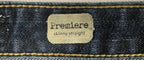 AG Adriano Goldschmied Premiere Skinny Straight Jeans Womens Size 27R Distressed