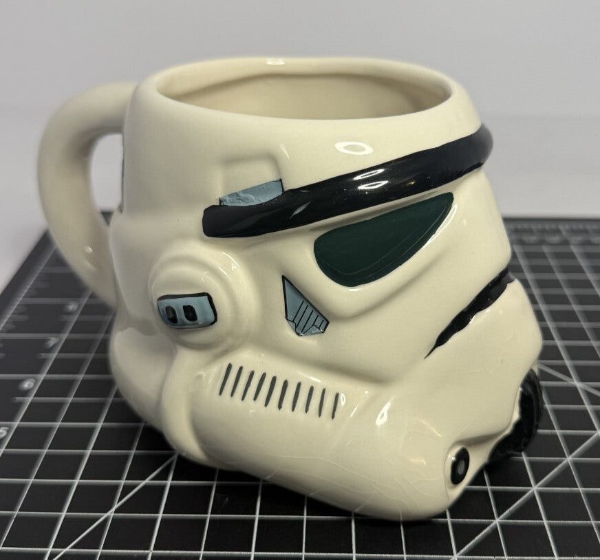 Star Wars Sculpted Ceramic Storm Trooper Helmet Coffee Mug
