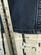 7 For All Mankind Jeans Womens Sz 26 Low Rise Slim Straight Blue Stretch