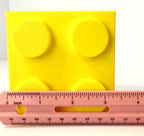 Lego Window Planter 3D Printed PLA Yellow Small Gardening