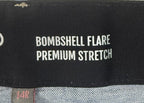 Torrid Bombshell Flare Premium Stretch Womens 14R Jeans Blue Med Wash High Rise