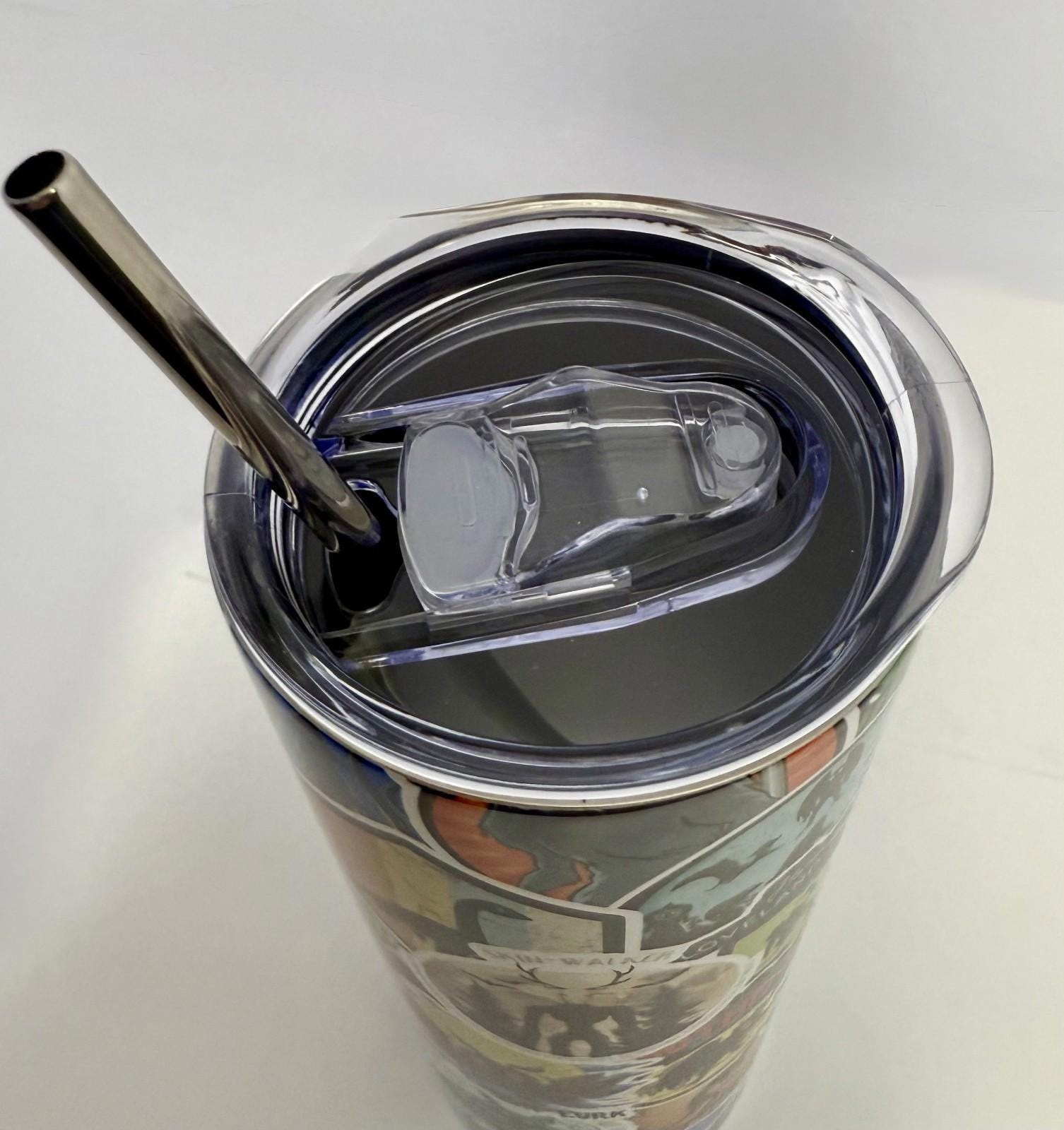 20 oz Cryptid Stainless Steel Tumbler with Lid, Straw