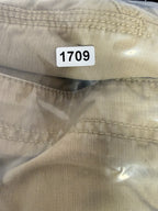 LL Bean Natural Fit Cargo Short Mens Size 38 Khaki Brown Tan 9 Inch Inseam