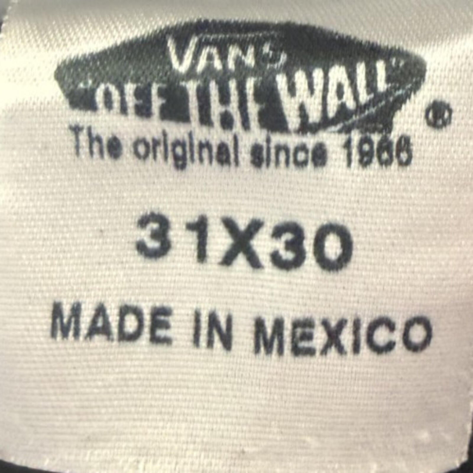 Vans Customade For You Mens Jeans 31x30 Stretch