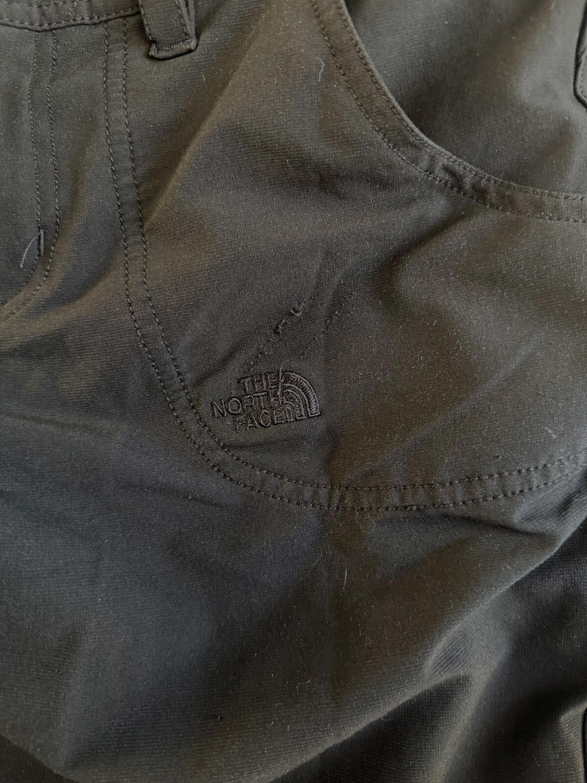 North Face Pants Womens 4 Black Roll Tab Stretch Outdoors Hiking 28x32
