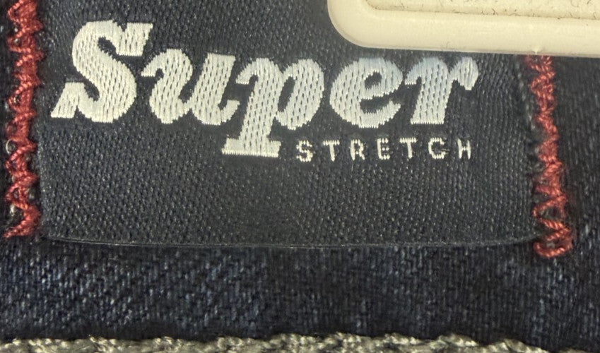 Silver Jeans Suki Mid Super Stretch Womens 34x31 Dark Wash Denim 9” Rise