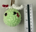 Handmade Crocheted High Quality Zombie Bee Car Hanger - 2.5 Inches