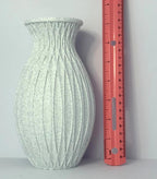 Stone Look Vase - 3D Printed in PLA Plastic - 7 inches Tall
