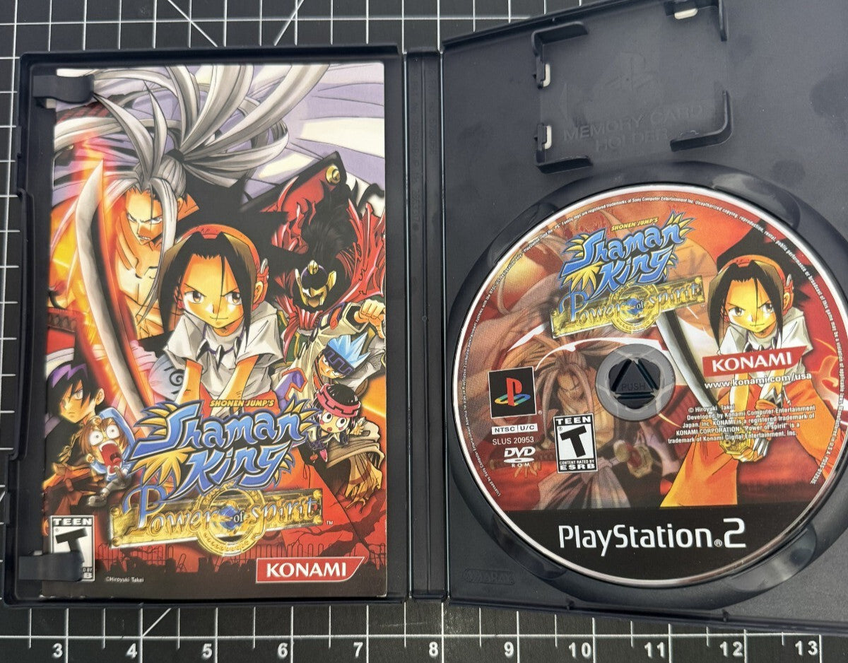 Shaman King Power of Spirit PS2 CIB PlayStation 2 Complete In Box With Manual