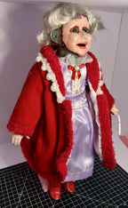 Leatherface's "Mother" - OOAK Scary Creepy Doll 18" Hand Painted Horror Art
