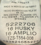 Lee Premium Select Jeans Boys Size 16 Husky 32x25 Excellent Condition