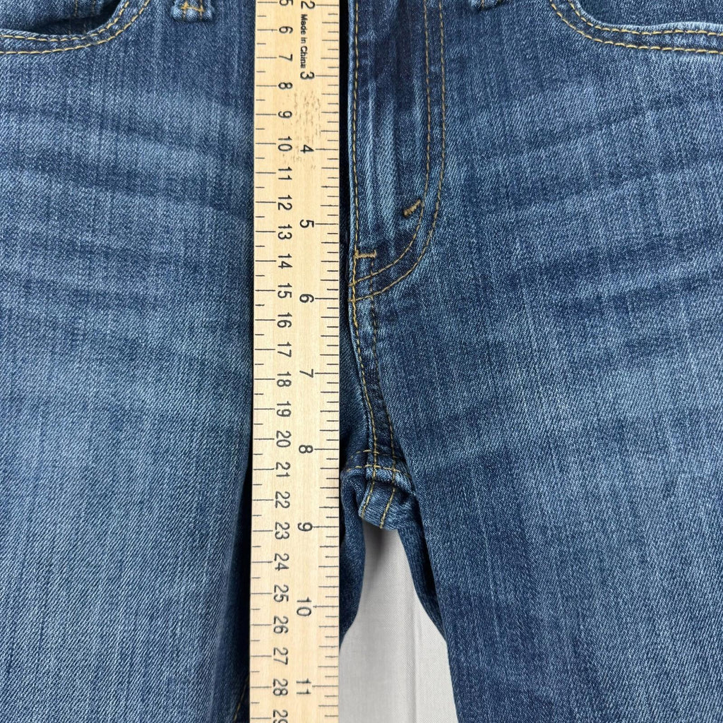 Levis Youth Jeans Performance 511 Slim Medium Wash Blue Denim Size 12 Reg 26x27"