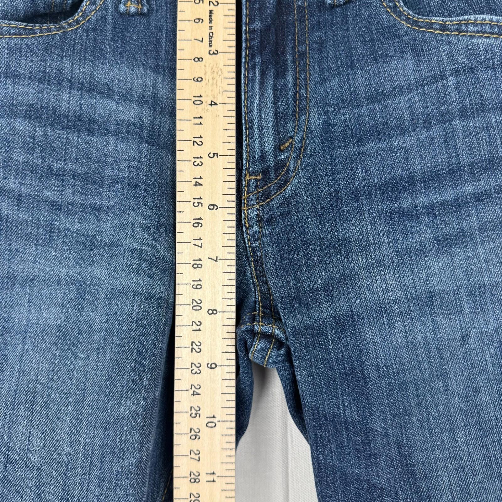 Levis Youth Jeans Performance 511 Slim Medium Wash Blue Denim Size 12 Reg 26x27"