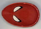 3D Printed Red and Gray Spider-Man Full Face Mask Helmet Mesh Eyes Adult