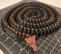 3D Printed LONG Dragon/Snake - PLA - Black and Smoked Red - 5 Feet 4 Inches
