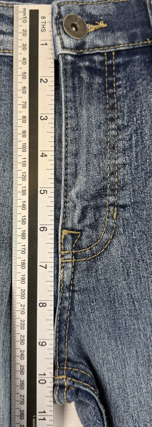 Southpole Jeans Mens 32 x 30 Skinny Distressed Stretch Blue Denim Skater