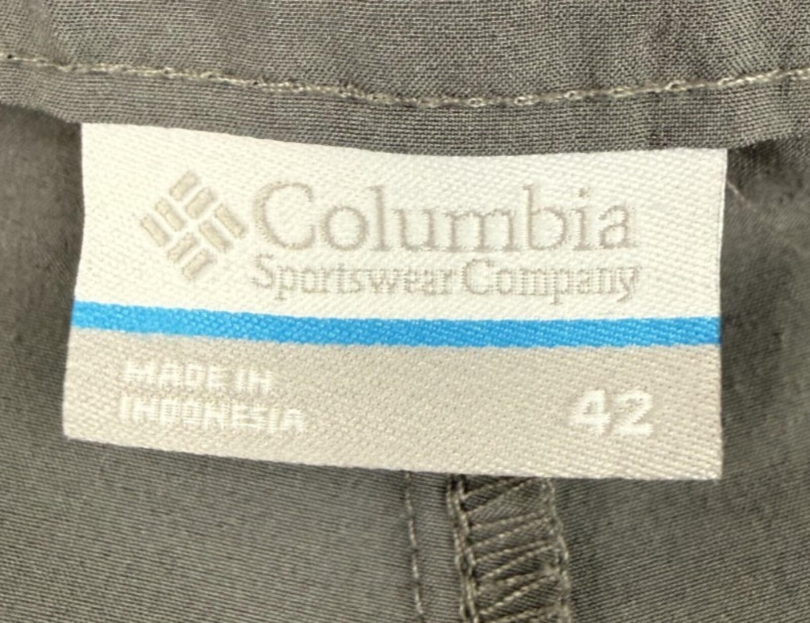 Columbia Shorts Mens Sz 42 Gray Hiking Lightweight Relaxed Quick Dry