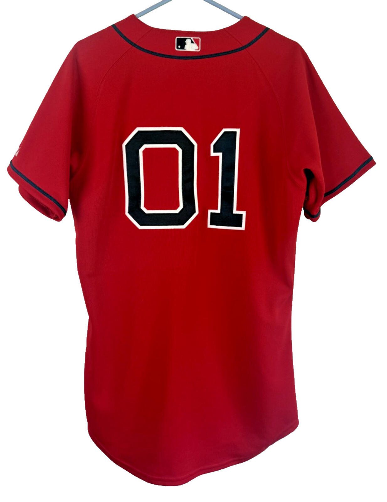 Vintage Majestic Boston Red Sox Jersey Red Made In USA MLB Fan 01 Mens M