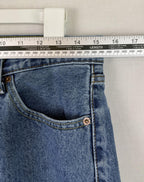 Levi's 505 Mid Blue Denim Straight Leg Jeans Zip Fly Mid Rise Men's W30 L30