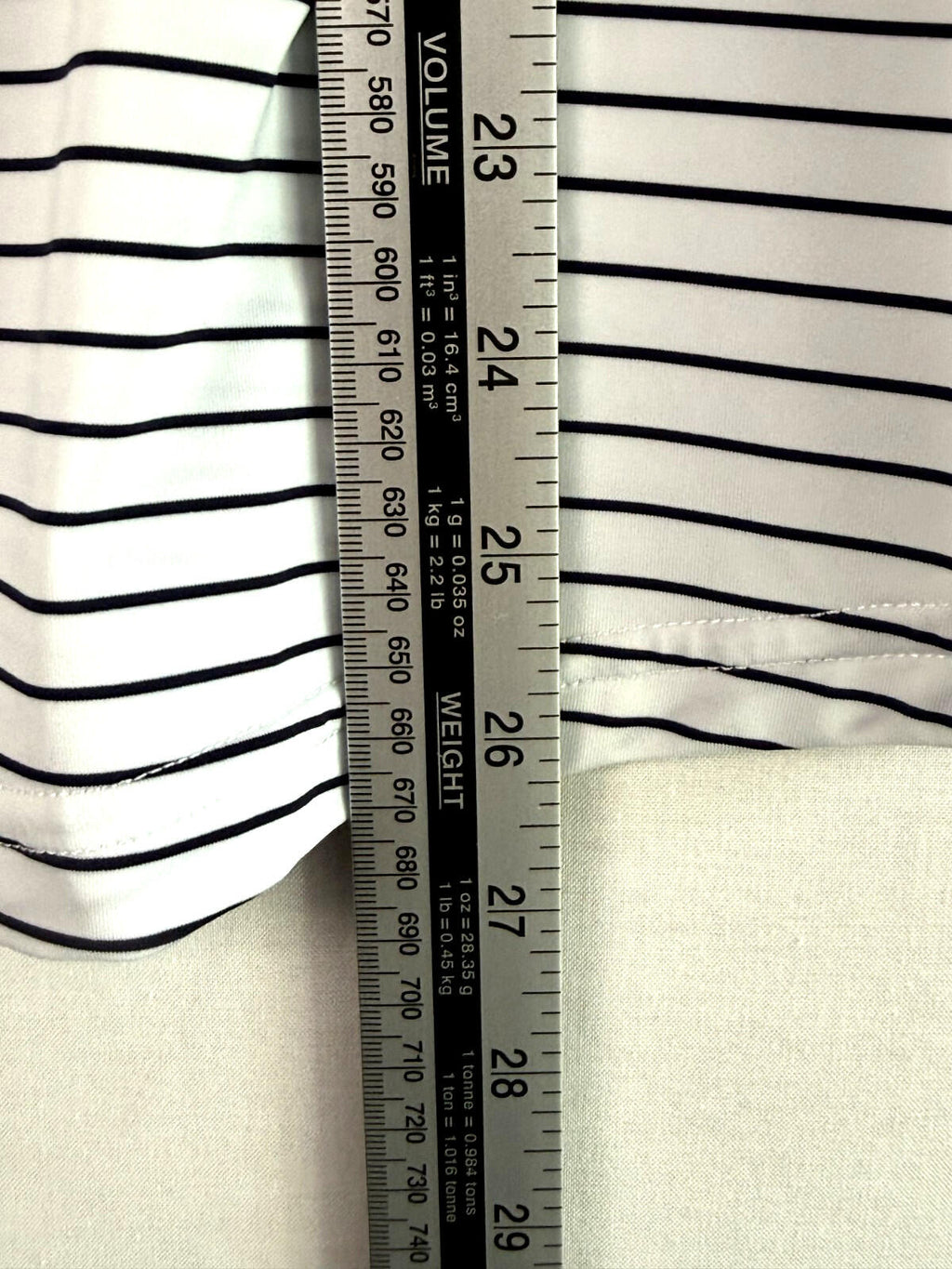 FootJoy Womens LS Pin Stripe Sun Protection Shirt Sz Large - Lighthouse - Golf