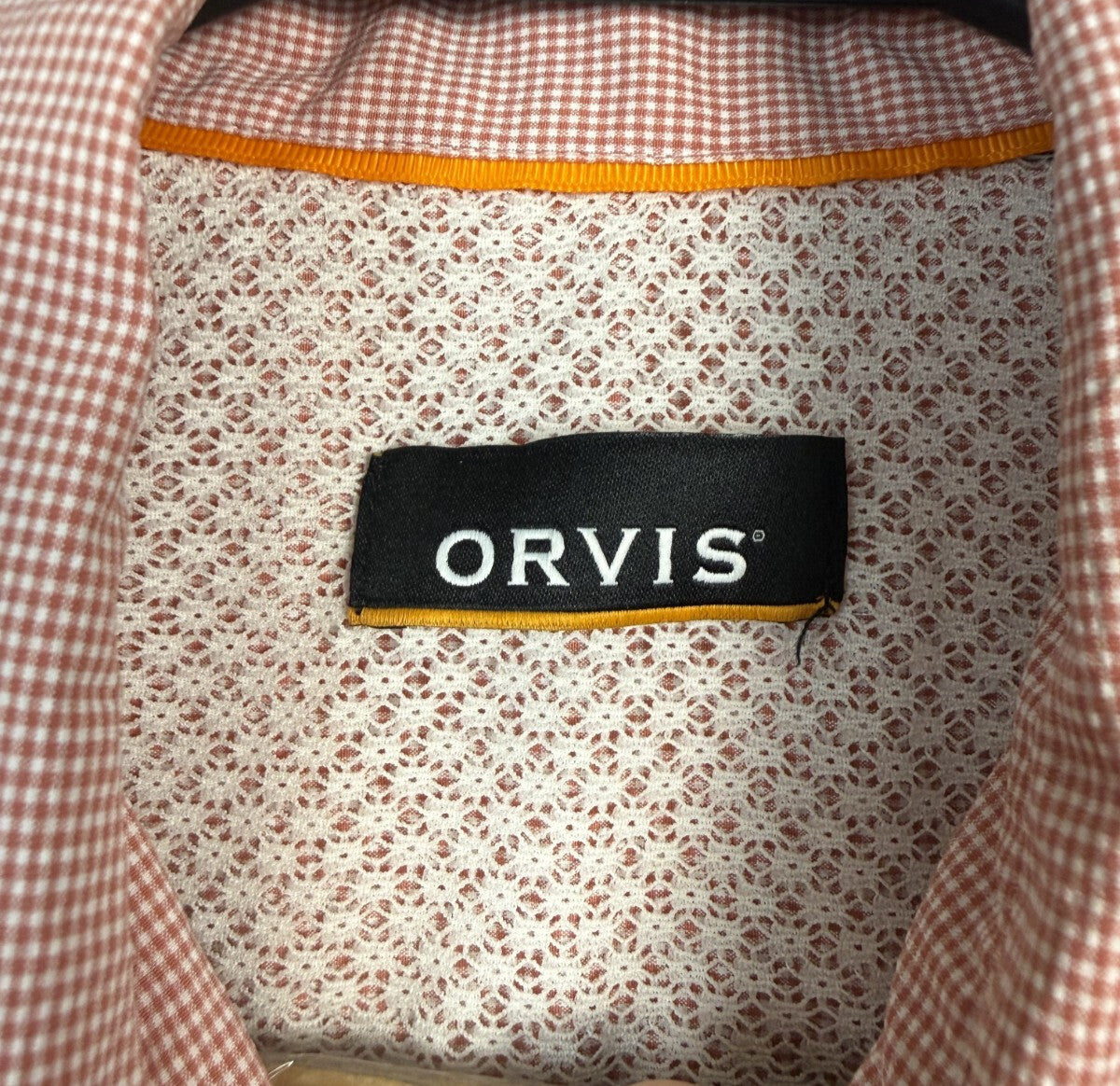 Orvis Open Air Caster Ventilated Short Sleeve Fishing Shirt Mens Sz Medium Red